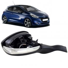 Retrovisor  Peugeot 208 eletrico  com pisca