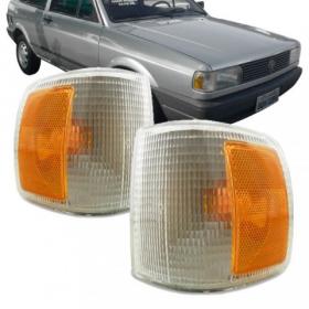 LANTERNA DIANTEIRA GOL QUADRADO AMBAR/CRISTAL (CIBIÉ/ARTEB)